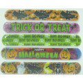 happy Hallowmas best gift printed cool pumpkin and ghost patttern reflective slap wristband